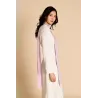 Foulard-ruban violet Daphné made in France | CLÉCLÉ