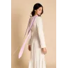 Foulard-ruban violet Daphné made in France | CLÉCLÉ