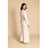 Chrysanthie — Robe longue ivoire made in France | CLÉCLÉ