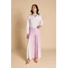 Daphné — Pantalon large violet made in France | CLÉCLÉ